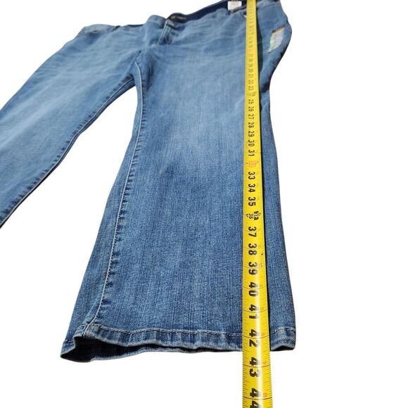 Lee Jeans For Women Size 30W Petite Blue Color Stretch Mid-rise Flex Motion - Picture 4 of 13